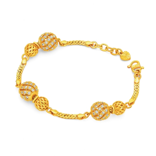 CZ Balls Chain Bracelet