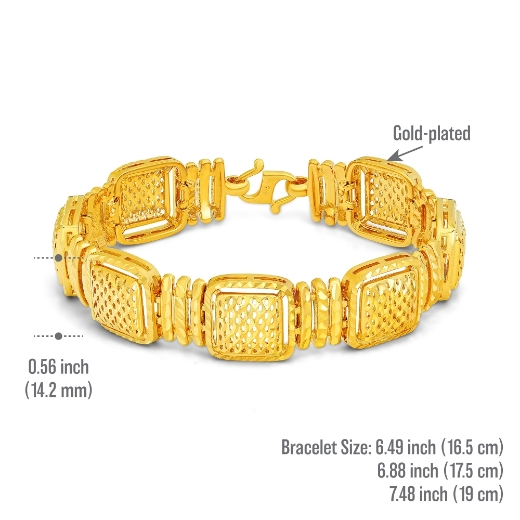 bold square bracelet measurement