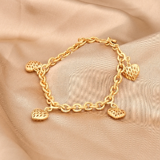 heart chain bracelet