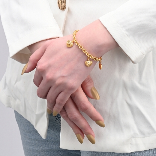 heart belcher chain for women