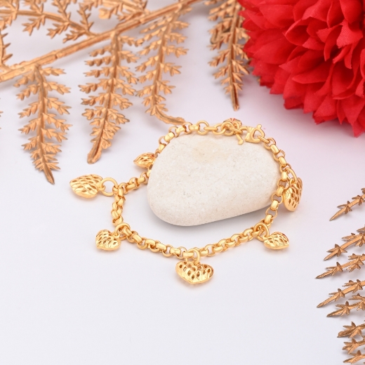 bold heart bracelet