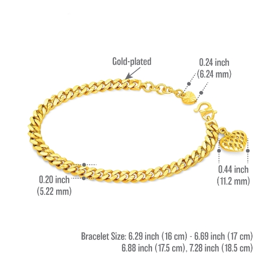 plain cuban chain measurement
