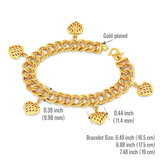 coco heart bracelet measurement