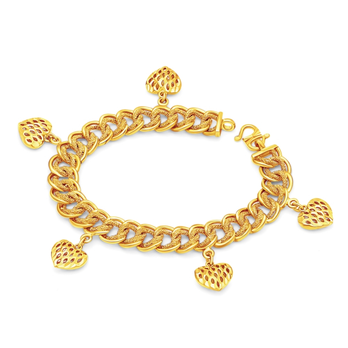 Coco Love Double Link Bracelet