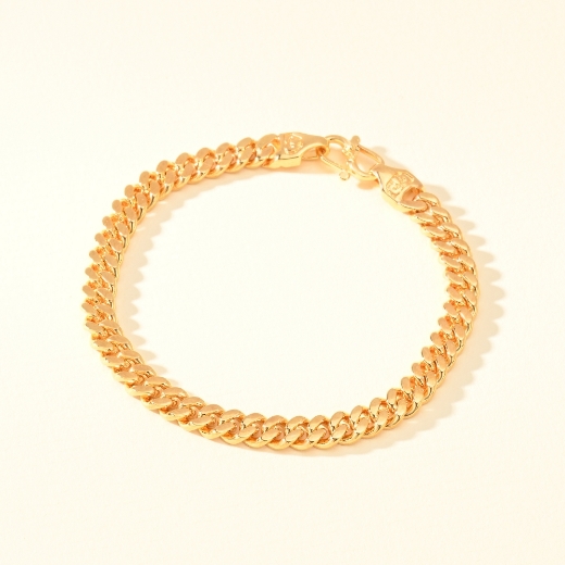 simple cuban chain bracelet