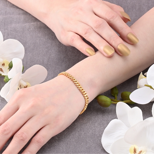 classic cuban bracelet women