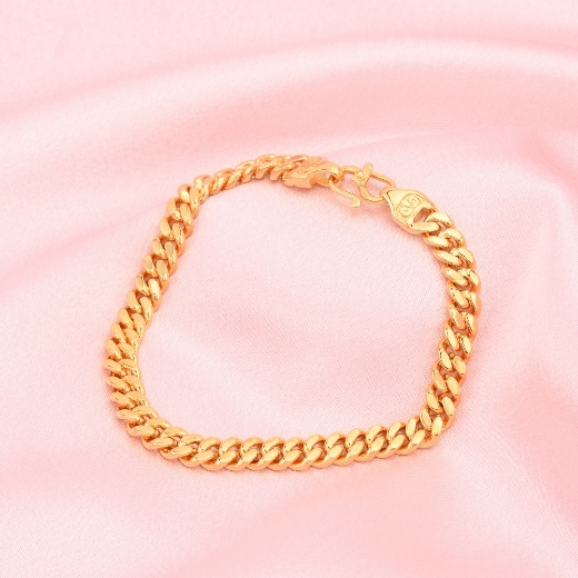 plain cuban chain bracelet
