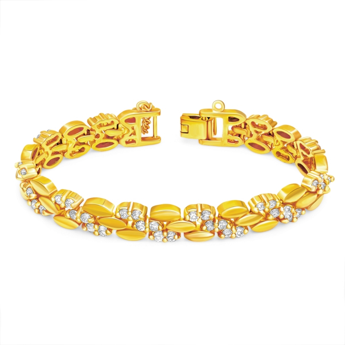 CZ Mini Oval Link Bracelet