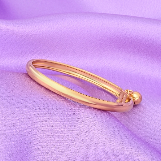 gold plated plain bangle kid