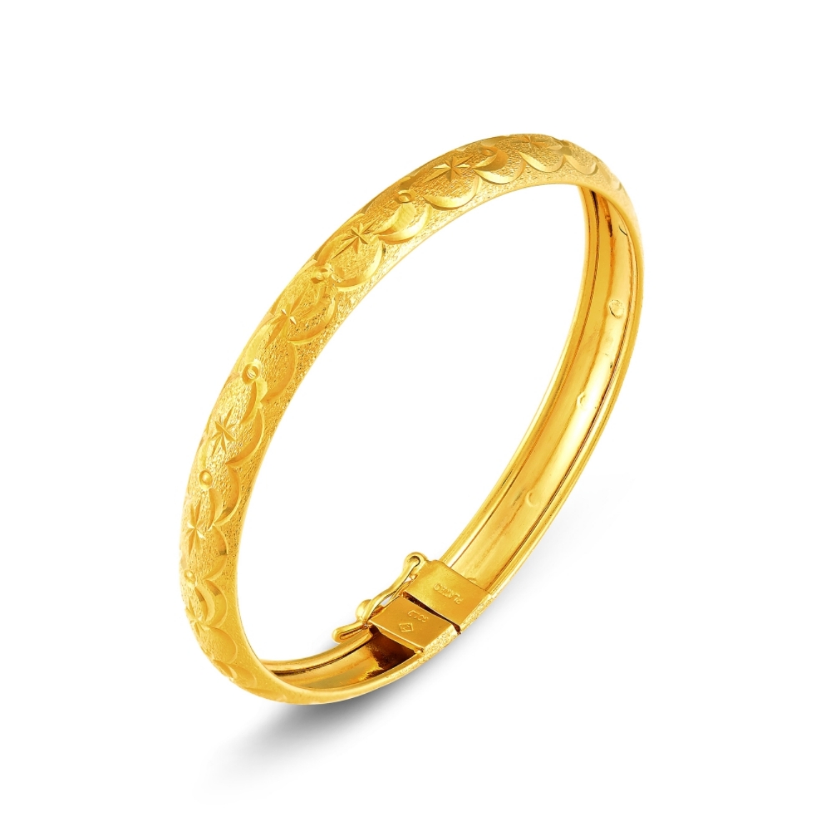 Classic Star Bangle Gold Plated