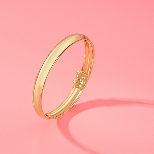 simple gold plated bangle