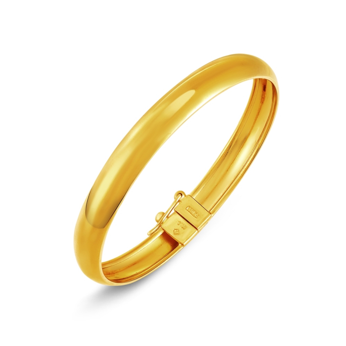 Classic Plain Bangle Gold Plated