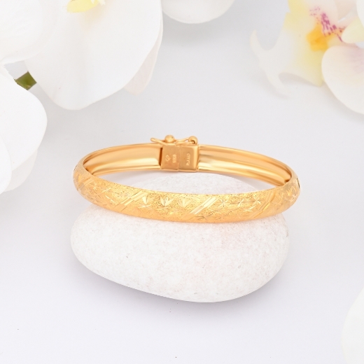 gold plated star bangle