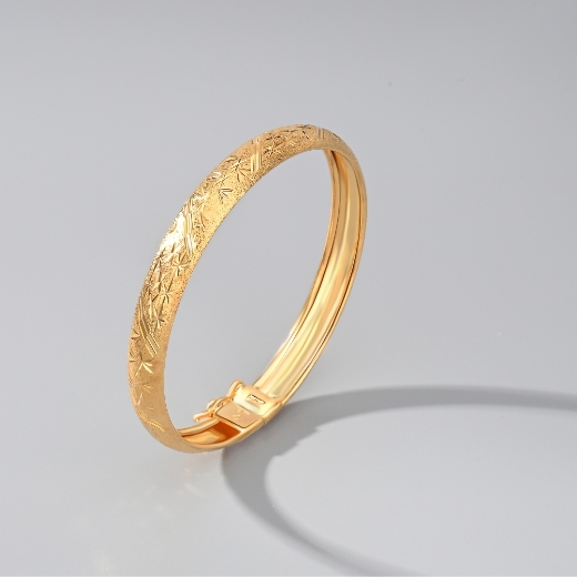 star gold plated bangle