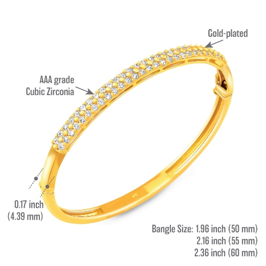 Double Half Eternity Bangle measurement