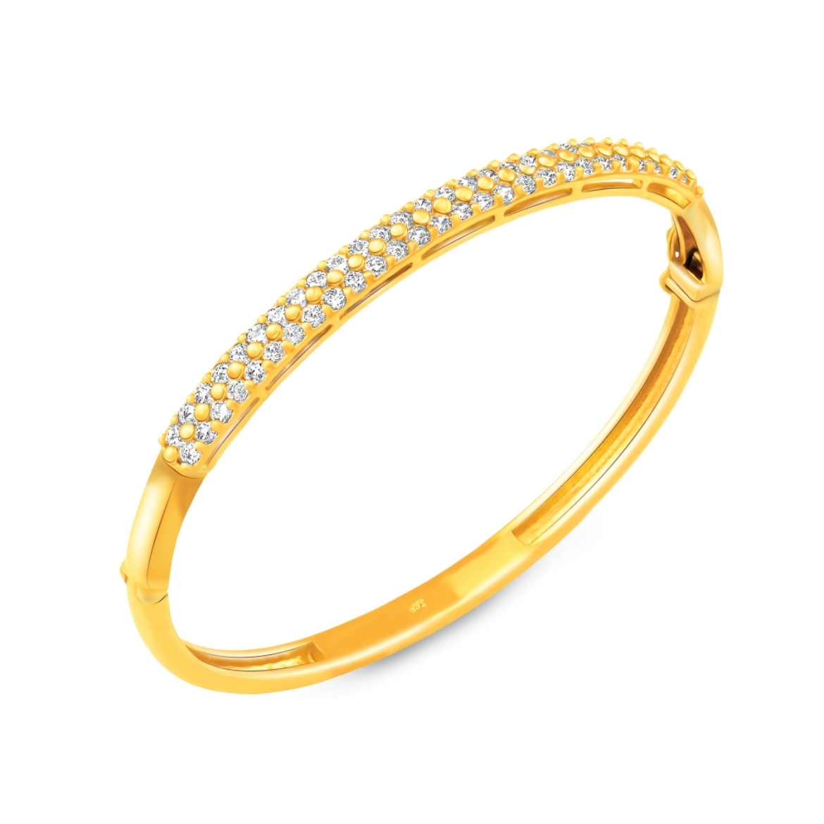 double cz bangle