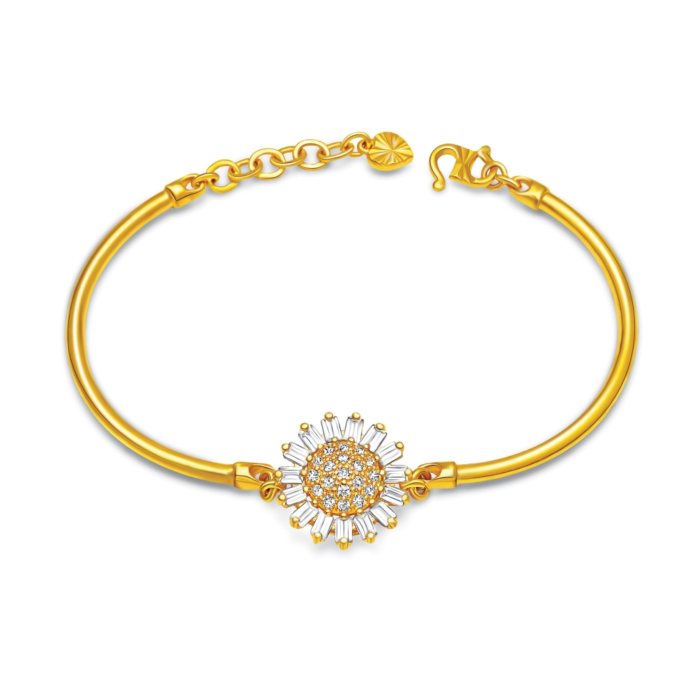 thumbnail image 2 of 6.5" Women's Gold Plated Stainless Steel 6mm Bangle Bracelet – Oval Shape, 316L 2 of 6
