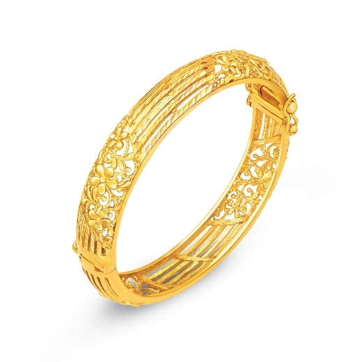 Six Layer Filigree Flower Bangle