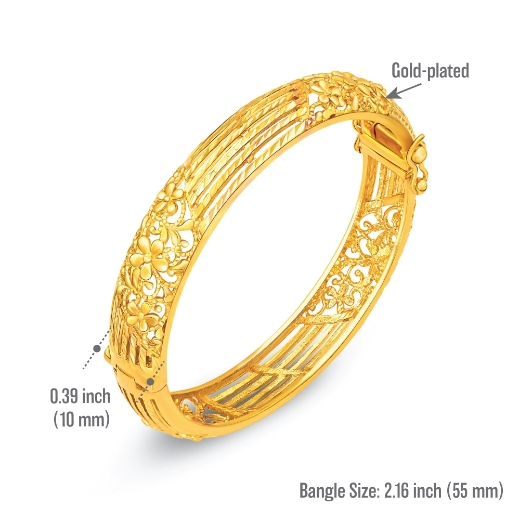 filigree flower bangle measurement 55mm