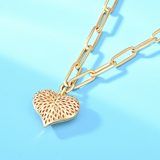 heart chain necklace