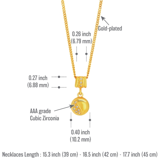 round necklace measurement