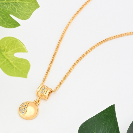 round dangling necklace
