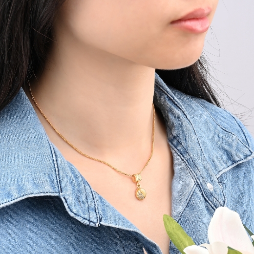round necklace for girls