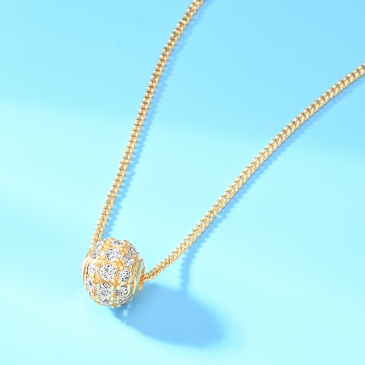 cz sphere necklace