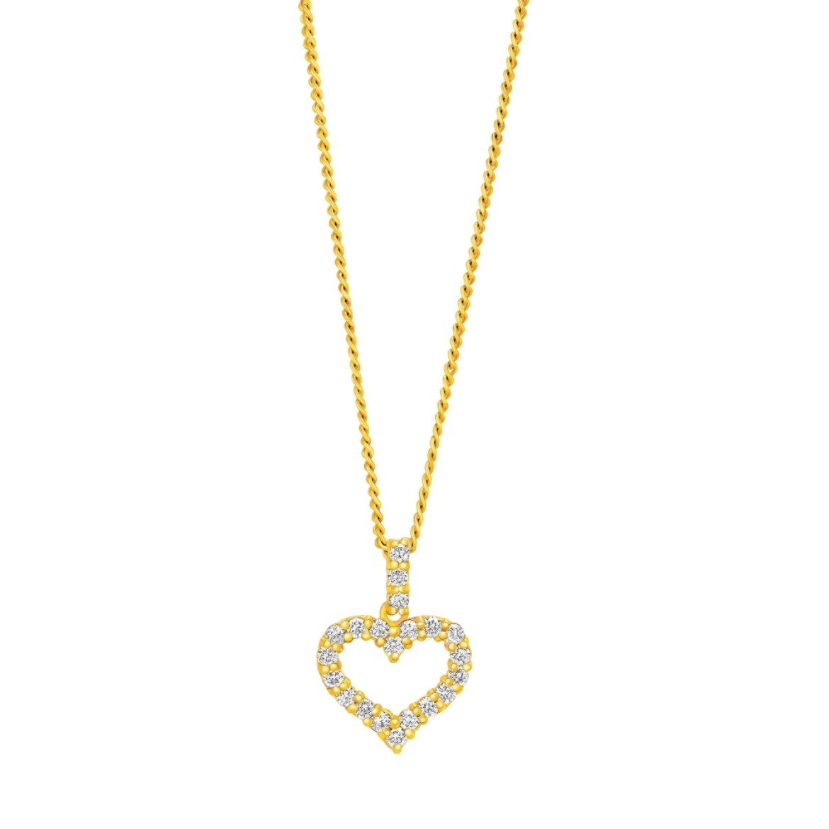 Open Heart Necklace