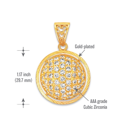 half ball pendant measurement