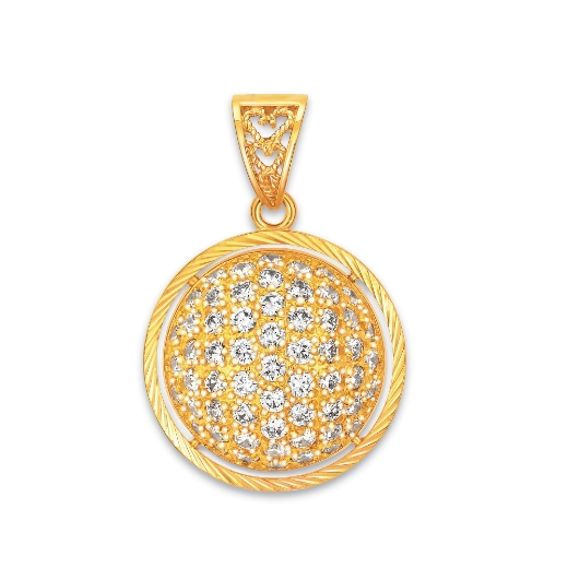 Vintage Half Ball Pendant