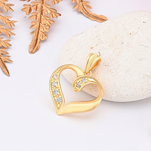 open heart pendant necklace