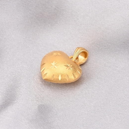 mini star heart pendant