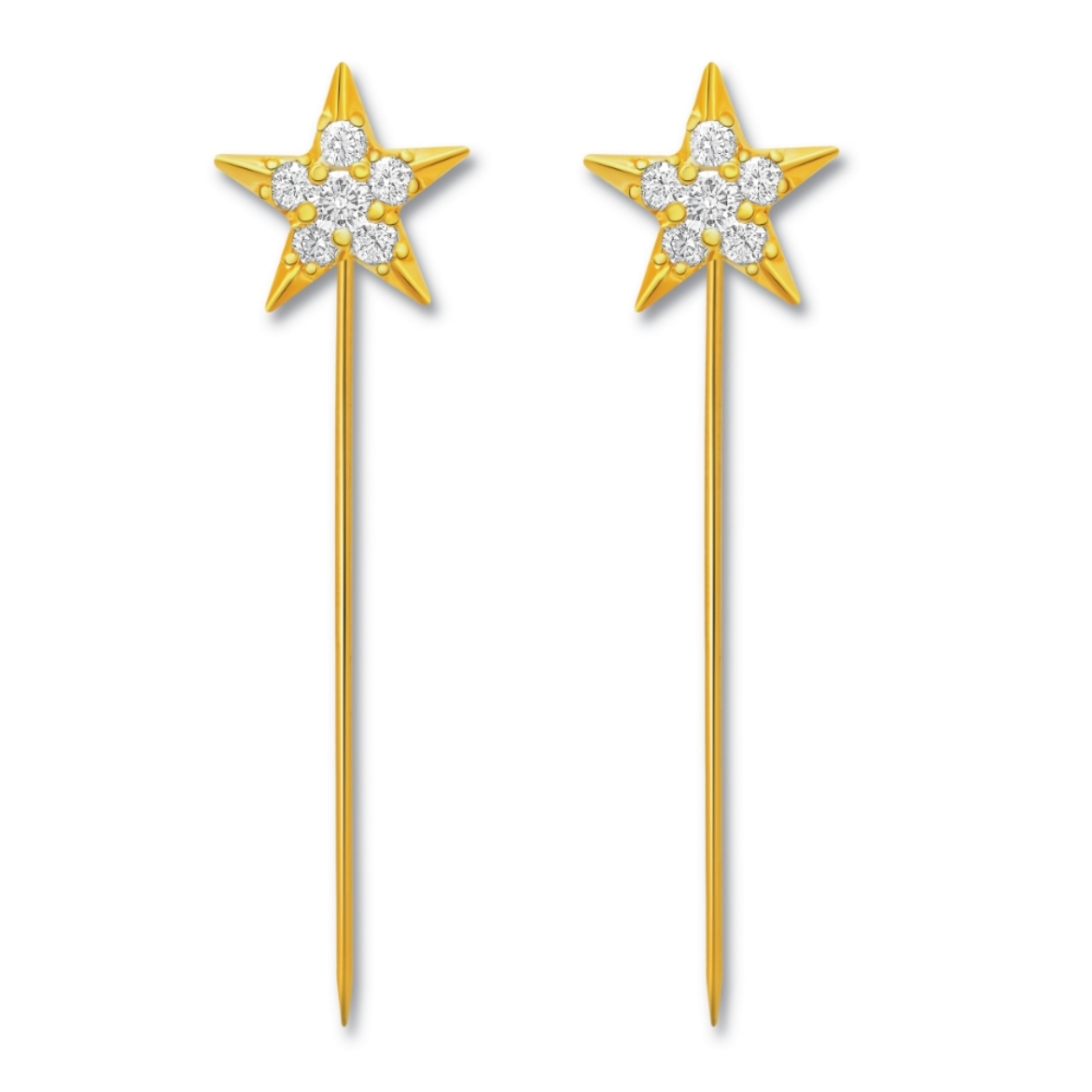 CZ Star Hijab Scarf Pins