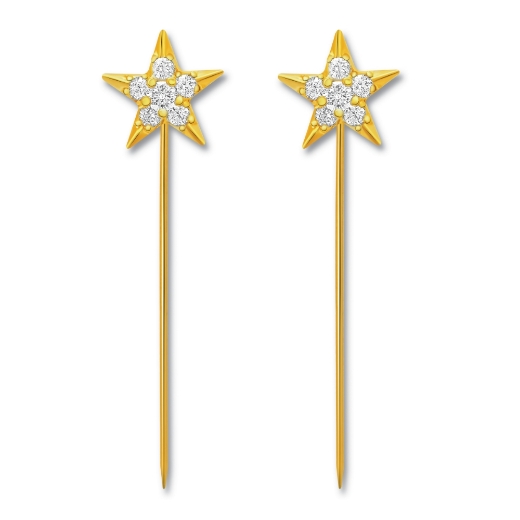 CZ Star Hijab Scarf Pins