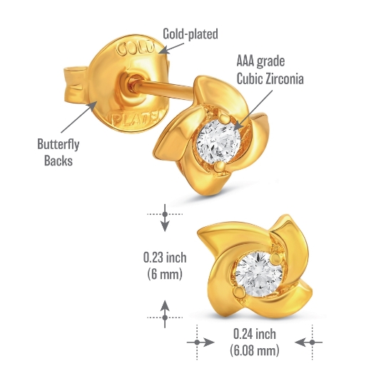 windmill flower stud measurement