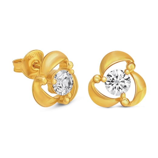 Twisted Petals Stud Earrings