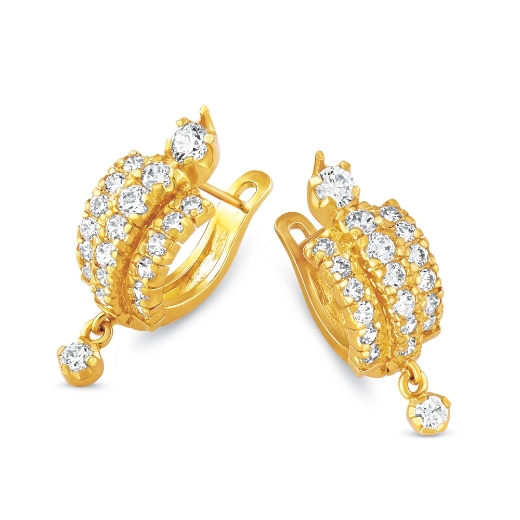 Triple Eternity Hoop Earrings