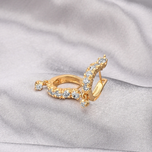 single hoop earrings