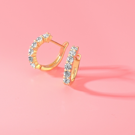 simple hoop earrings