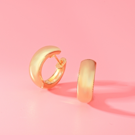 plain hoop earrings