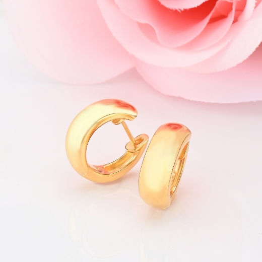 simple gold plated earrings