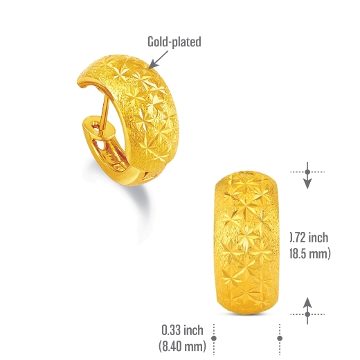 starlight hoop earrings measurement