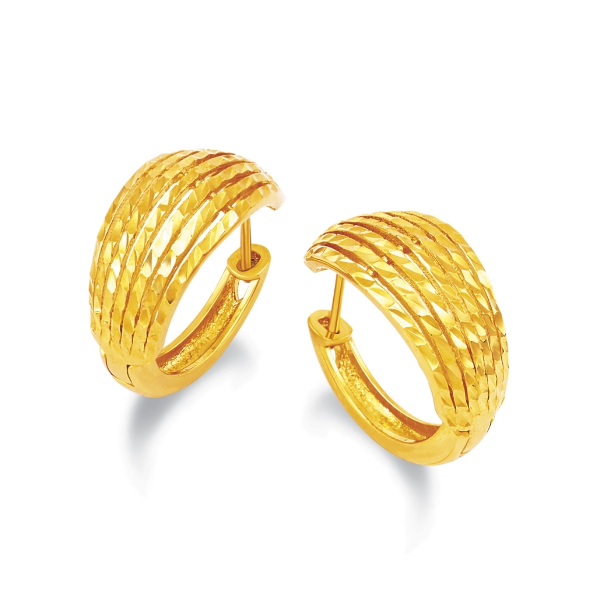 Retro Layered Hoop Earrings