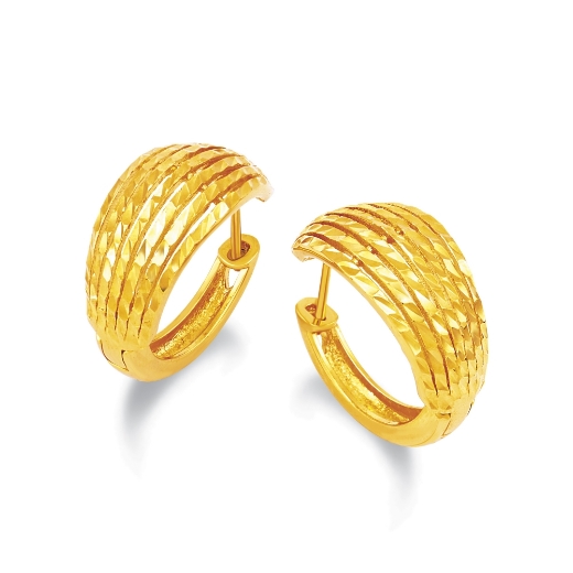 Retro Layered Hoop Earrings