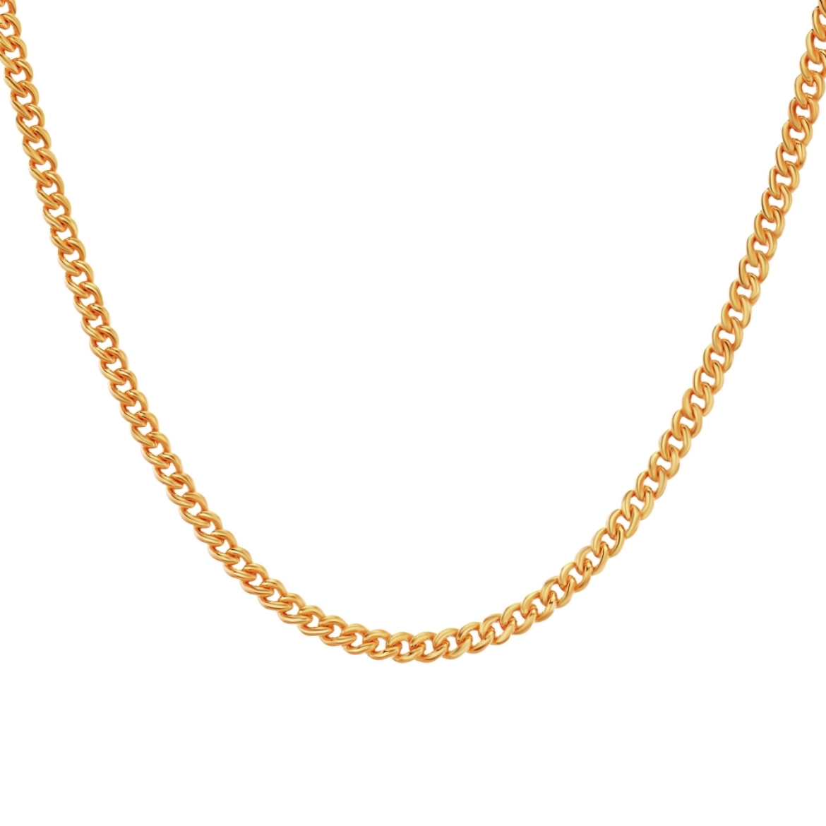 Simple Curb Chain Necklace