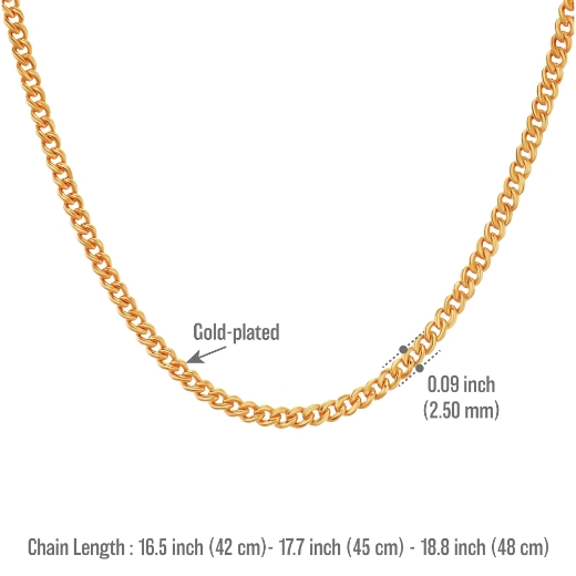 simple curb chain measurement