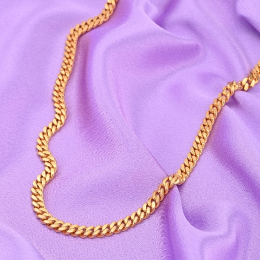 gold plated cuban chain