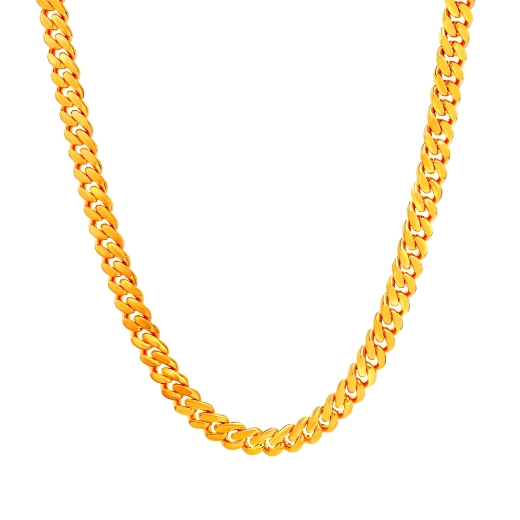 Flat Cuban Chain Gold Plated