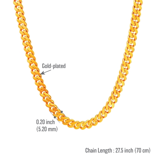 cuban chain measurement 70cm